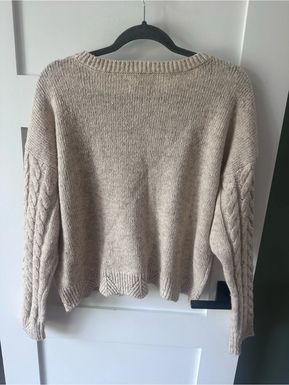 Lucky Brand Women's Cable Knit Sweater Large